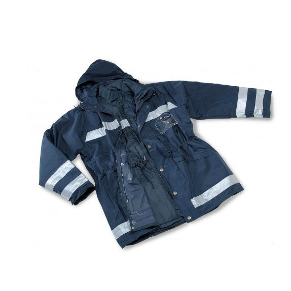 Giacca da lavoro ad alta visibilità Issa, Industrial Starter Parka Four Season 04610.