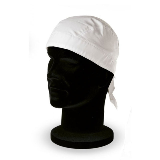 Bandana cuoco Giblor’s bianca art. 443
