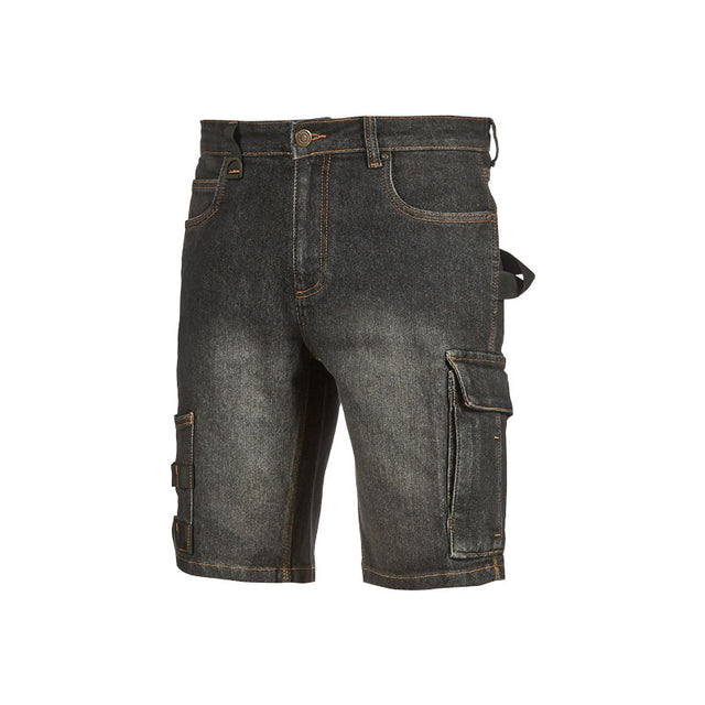 Pantaloni corti jeans da lavoro U-Power Salt multitasche