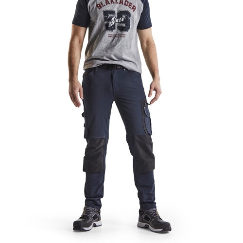 Blaklader 1989 Pantaloni Artigiano Stretch 4 vie X1900 da lavoro