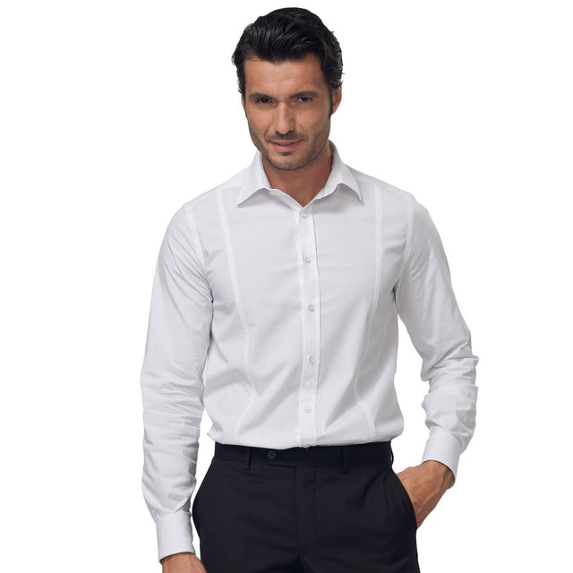 Camicia uomo per sala Siggi James bianca art. 28CM0256