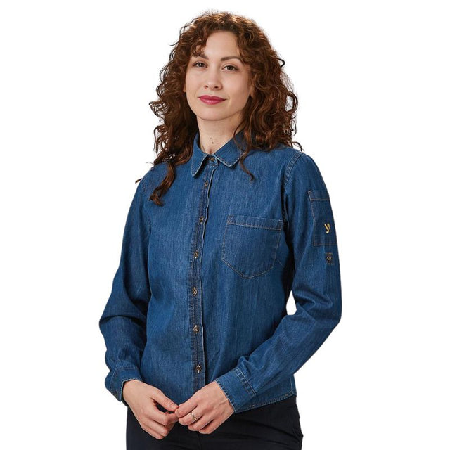 Camicia jeans donna Gary's Valeria 240100 manica lunga