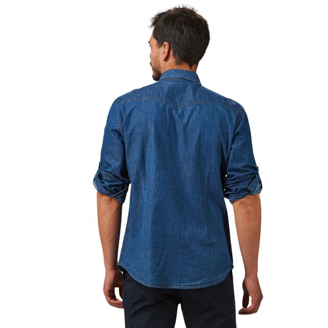 Camicia jeans uomo Gary's Mattia 260800 manica lunga