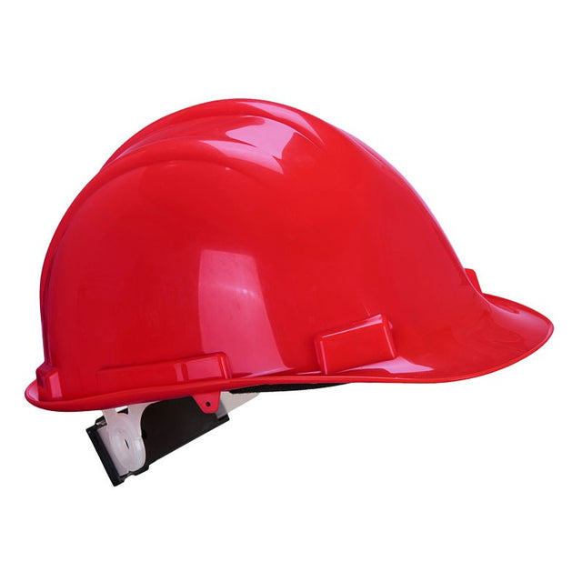 Casco da lavoro Portwest PS57 Expertbase con chiusura a cremagliera