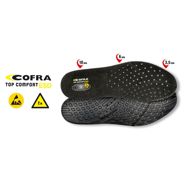Solette per scarpe Cofra Top Comfort ESD