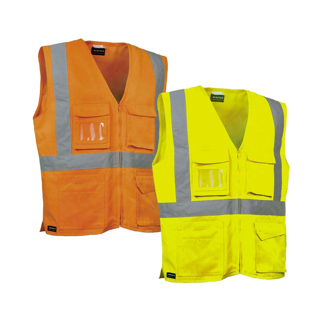 Gilet da lavoro ad alta visibilità Cofra Seki