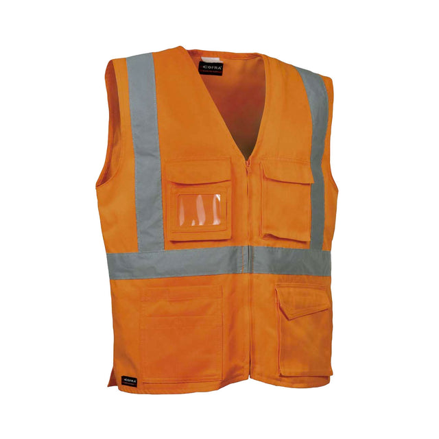 Gilet da lavoro ad alta visibilità Cofra Seki