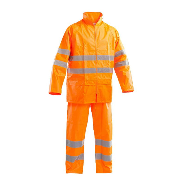 Completo giacca e pantalone anti-pioggia P&P H2OPU304 HV