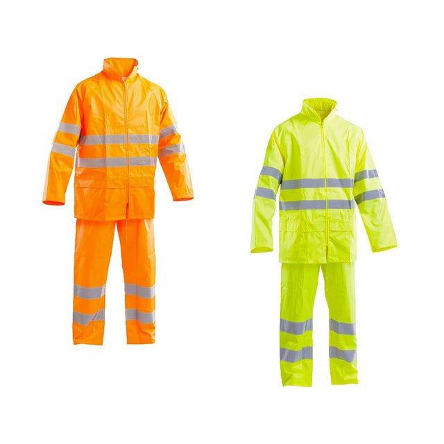 Completo giacca e pantalone anti-pioggia P&P H2OPU304 HV