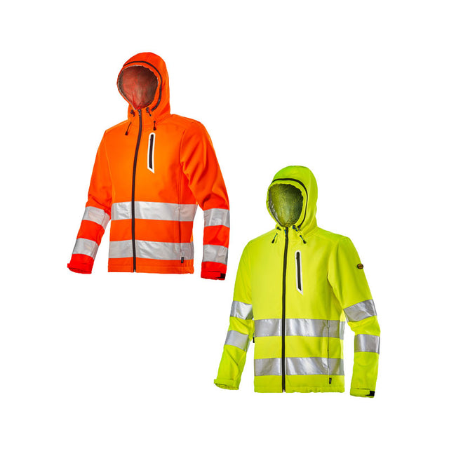 Giacca da lavoro alta visibilità Diadora Utility SOFTSHELL HV
