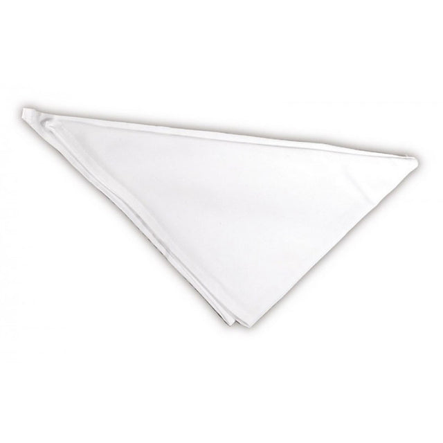 Fazzoletto cuoco a triangolo cuoco Giblor’s bianco art. 404