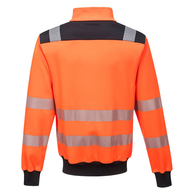 Felpa PW370 Slim full zip alta visibilità Portwest