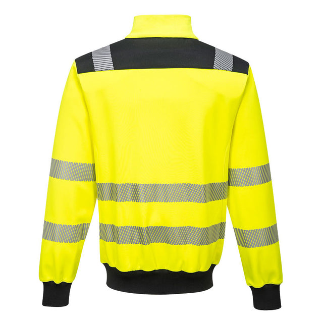Felpa PW370 Slim full zip alta visibilità Portwest