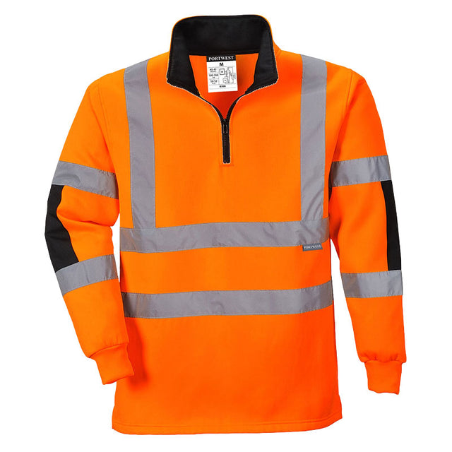 Felpa Rugby Xenon B308 alta visibilità Portwest