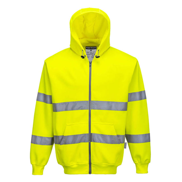Felpa con cappuccio alta visibilità Portwest B305