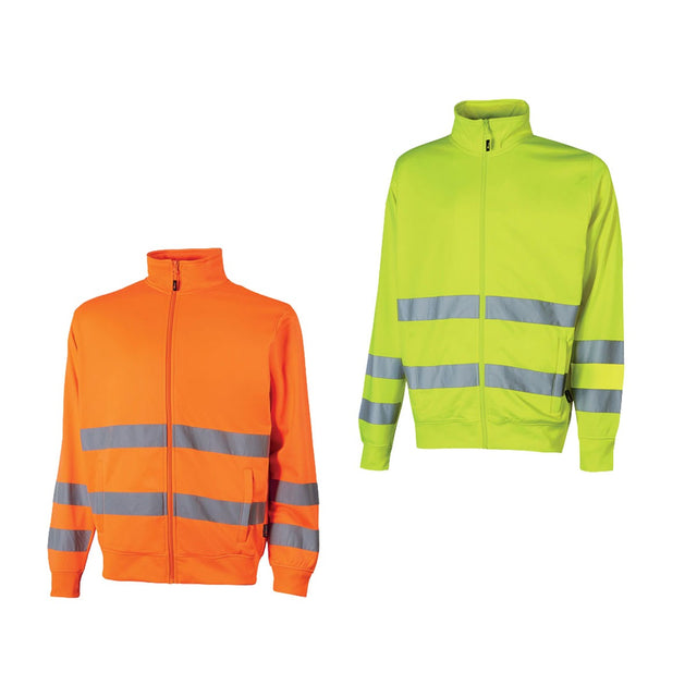 Felpa da lavoro con zip lunga U-Power Lyncis