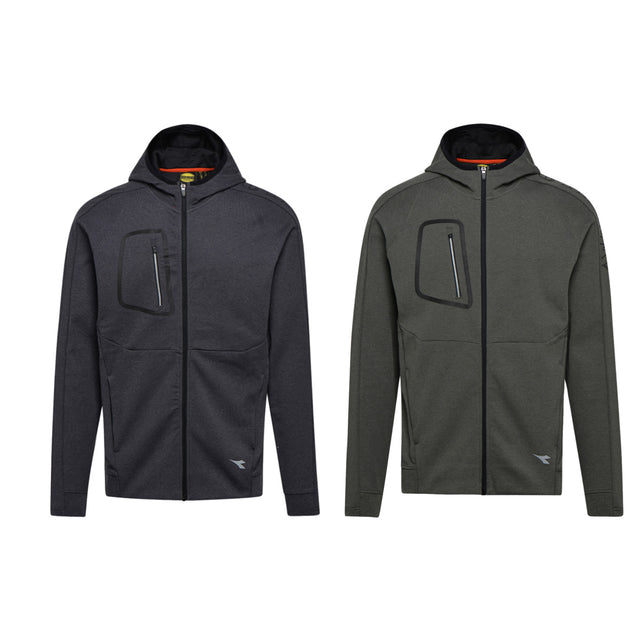 Felpa da lavoro Diadora Sweat Cross FZ con cappuccio
