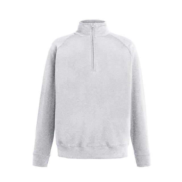 Felpa uomo collo zip Fruit of the Loom 20101