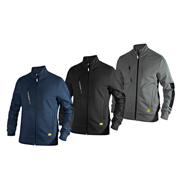 Felpa Diadora Utility FZ Litework da lavoro