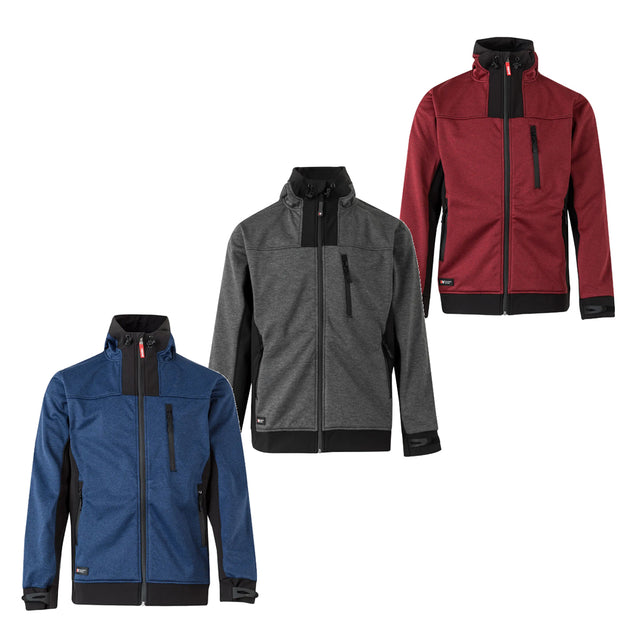 Felpa da lavoro bicolore soft shell Velilla 206007
