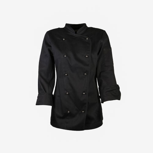 Giacca cuoca Siggi Amabel nera art. 28GA0194