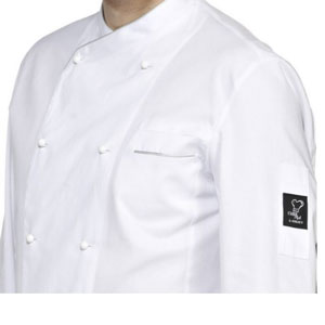 Giacca cuoco Giblor’s Brasile Bianca art. 11P08G14