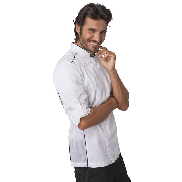 Giacca cuoco Siggi Alex bianca art. 28GA0191