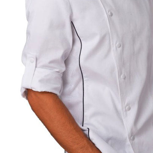 Giacca cuoco Siggi Alex bianca art. 28GA0191