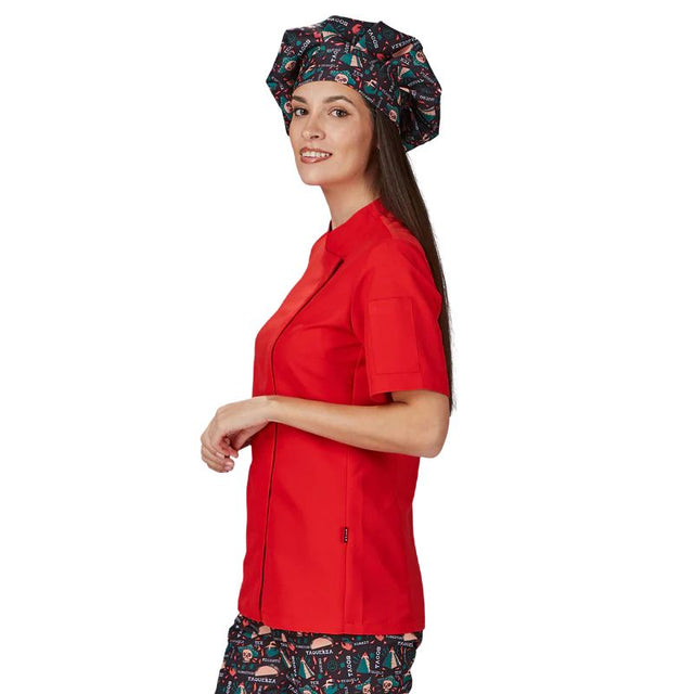 Giacca da cuoco donna Gary's Paz 948600 manica corta
