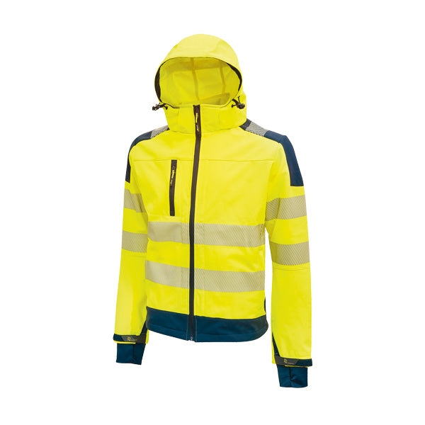 Giacca softshell U-Power Miky alta visibilità