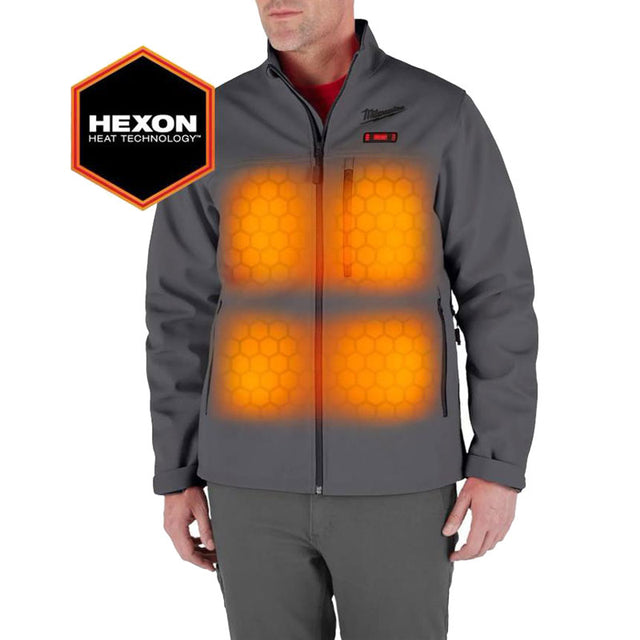 Giacca da lavoro termica Milwaukee Hexon Toughshell M12