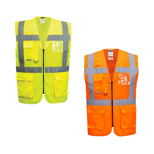 Gilet alta visibilità Portwest Madrid Mesh Executive C496