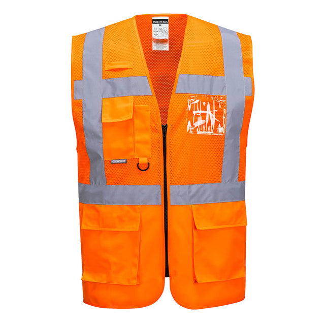Gilet alta visibilità Portwest Madrid Mesh Executive C496