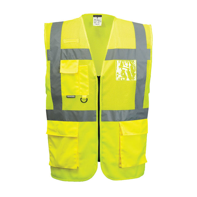 Gilet alta visibilità Portwest Madrid Mesh Executive C496