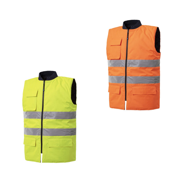 Gilet da lavoro reversibile alta visibilità Rossini Jim