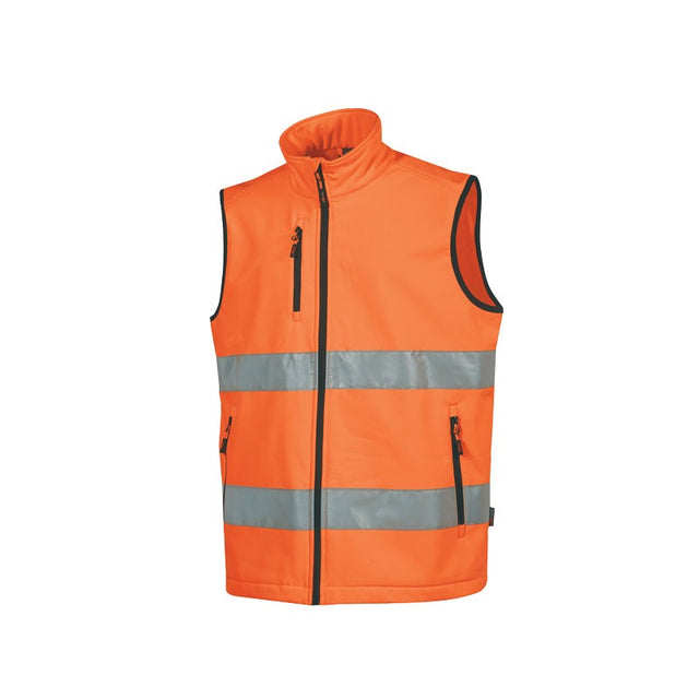 Gilet U-Power Alcor in softshell ad alta visibilità