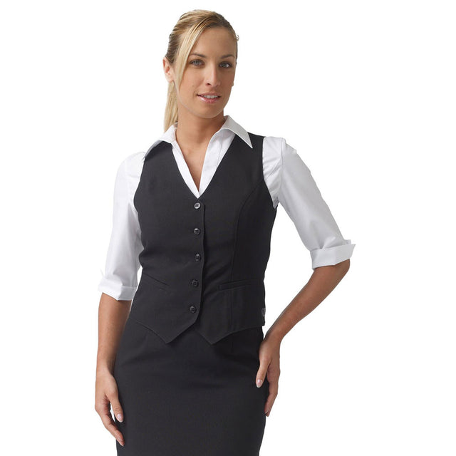 Gilet nero donna per sala Siggi Mirella art. 28GT0012