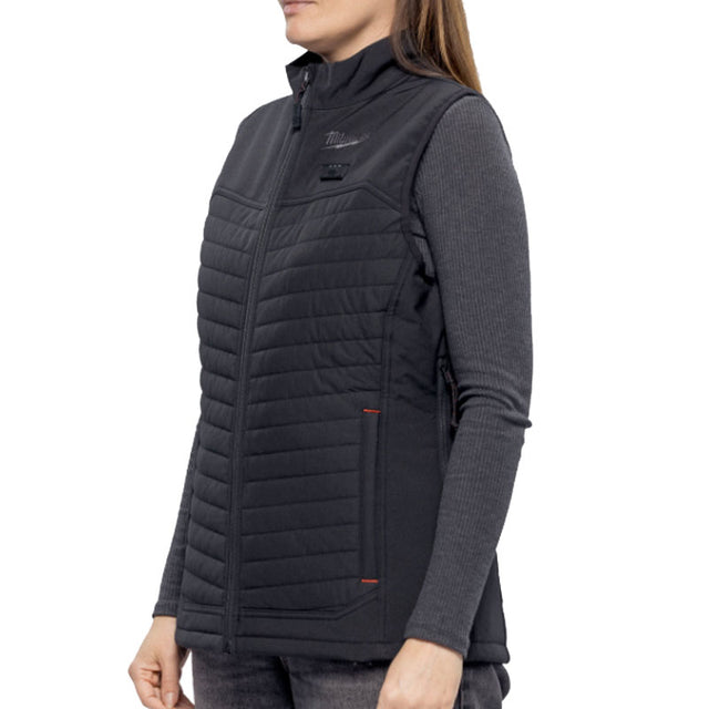 Gilet da lavoro riscaldato donna Milwaukee Hexon M12 HPVLJBL3-0 imbottito