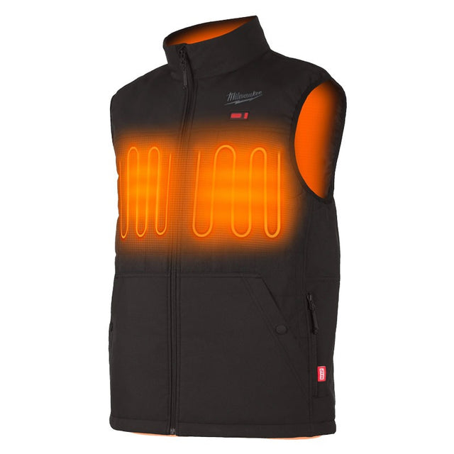 Gilet da lavoro riscaldato Milwaukee Hexon M12 HPVJBL3-0 imbottito