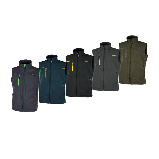 Gilet Saturn U-4 stretch elasticizzato U-Power per lavoro