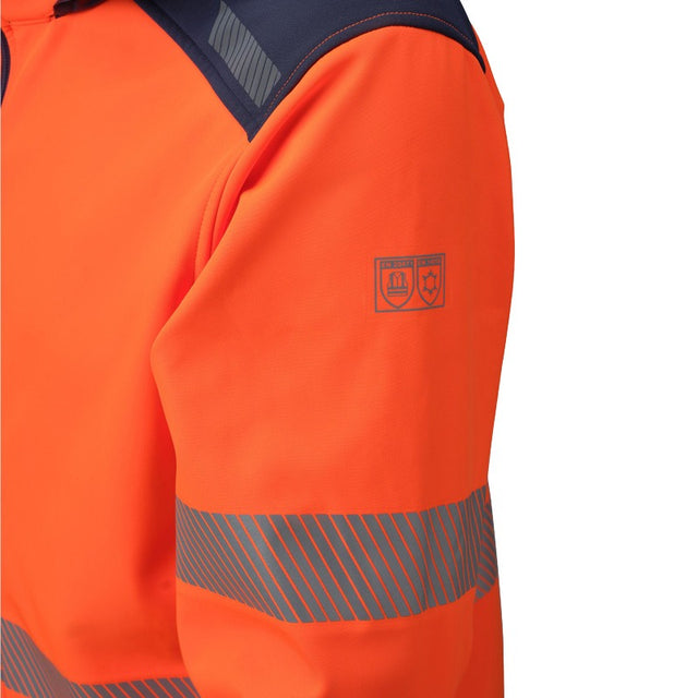 Giacca alta visibilità in softshell Neri Nice Stretch HV