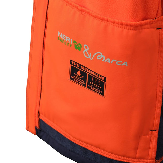 Giacca alta visibilità in softshell Neri Nice Stretch HV