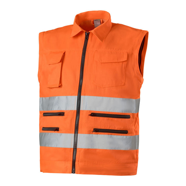Giubbotto gilet da lavoro Alta visibilità Neri Santa Fe
