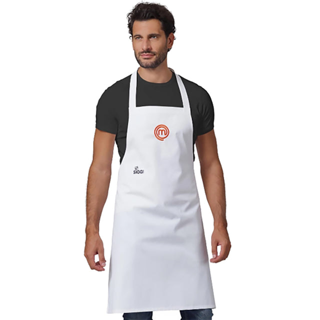 Grembiule cuoco Siggi Master Chef bianco art. 26PZ0332