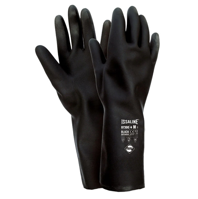 Guanti neoprene antiacido 07300 Black Defender Industrial Starter