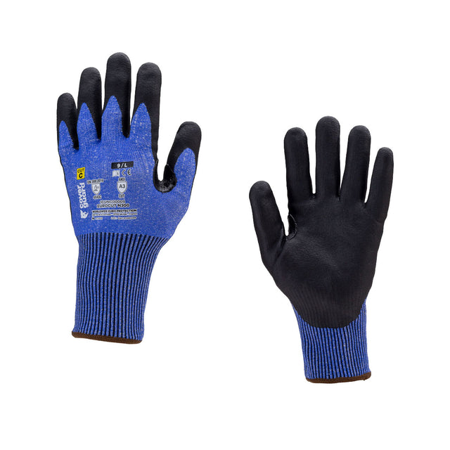 Guanti nitrile spalmati Coverguard Eurocut N300 da lavoro
