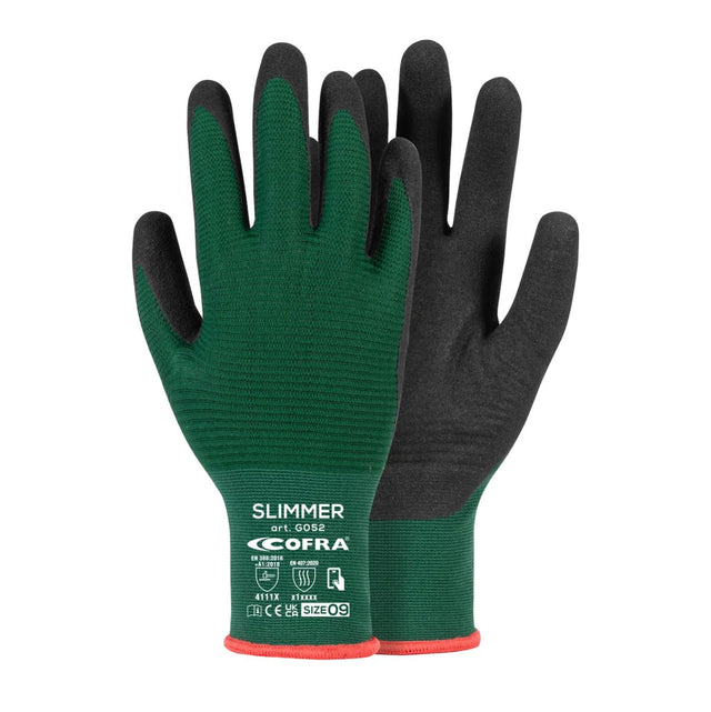 Guanti da lavoro spalmati in nitrile Cofra Slimmer