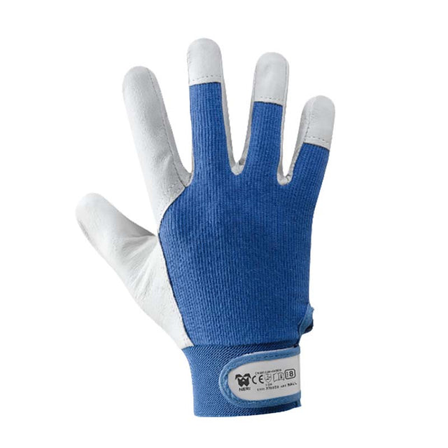 Guanti da lavoro in pelle fiore caprino Neri Ball 376050