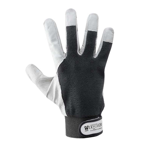 Guanti da lavoro in pelle fiore caprino Neri Ball 376050