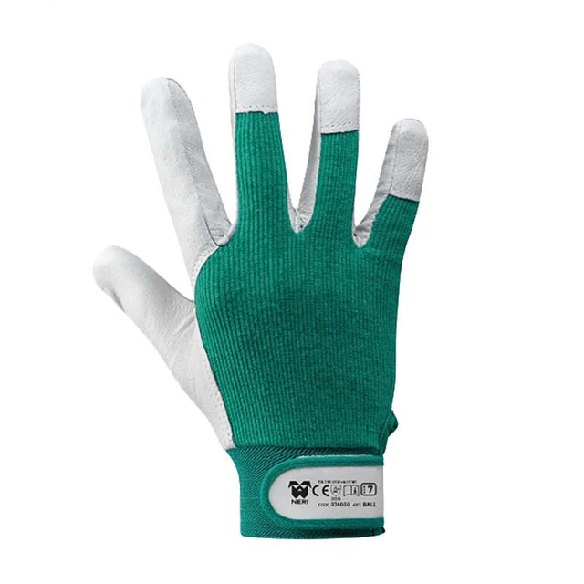 Guanti da lavoro in pelle fiore caprino Neri Ball 376050